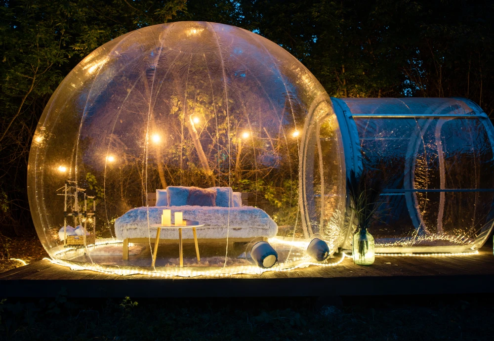 diy inflatable bubble tent